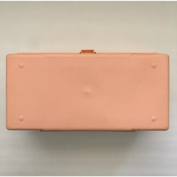 Plano Caboodles Pink Peach Plastic 2 Tray Jewelry Make Up Storage Case 552072 - Picture 5 of 14